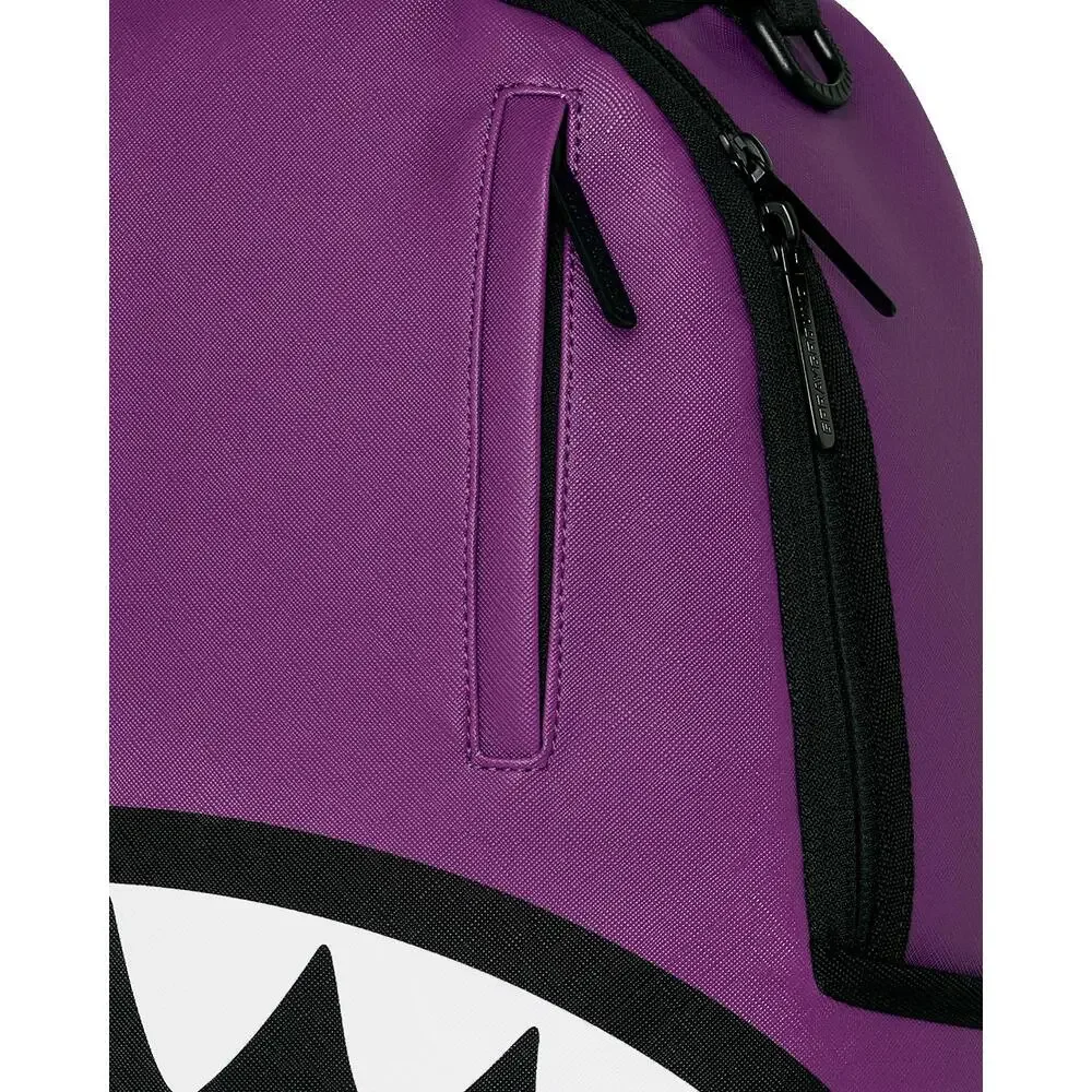 Sprayground Central Bubble Shark Backpack Unisex Purple Shoulder Strap SPR354